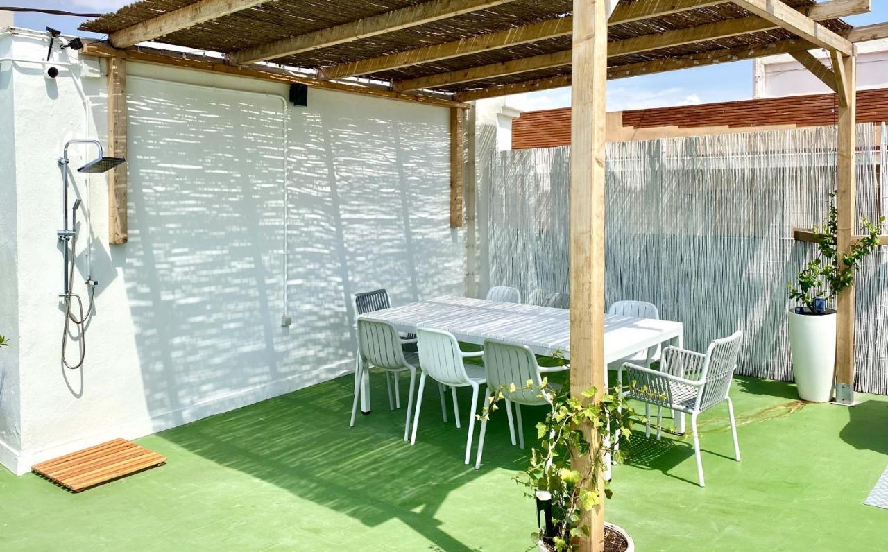 Apartamento 2 Hab En Malvarrosa A Metros De La Playa, Con Terraza Y Zonas Comun 3D فالنسيا المظهر الخارجي الصورة